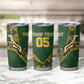 Custom Rugby South Africa Tumbler Cup Go Bokke With Protea Pattern