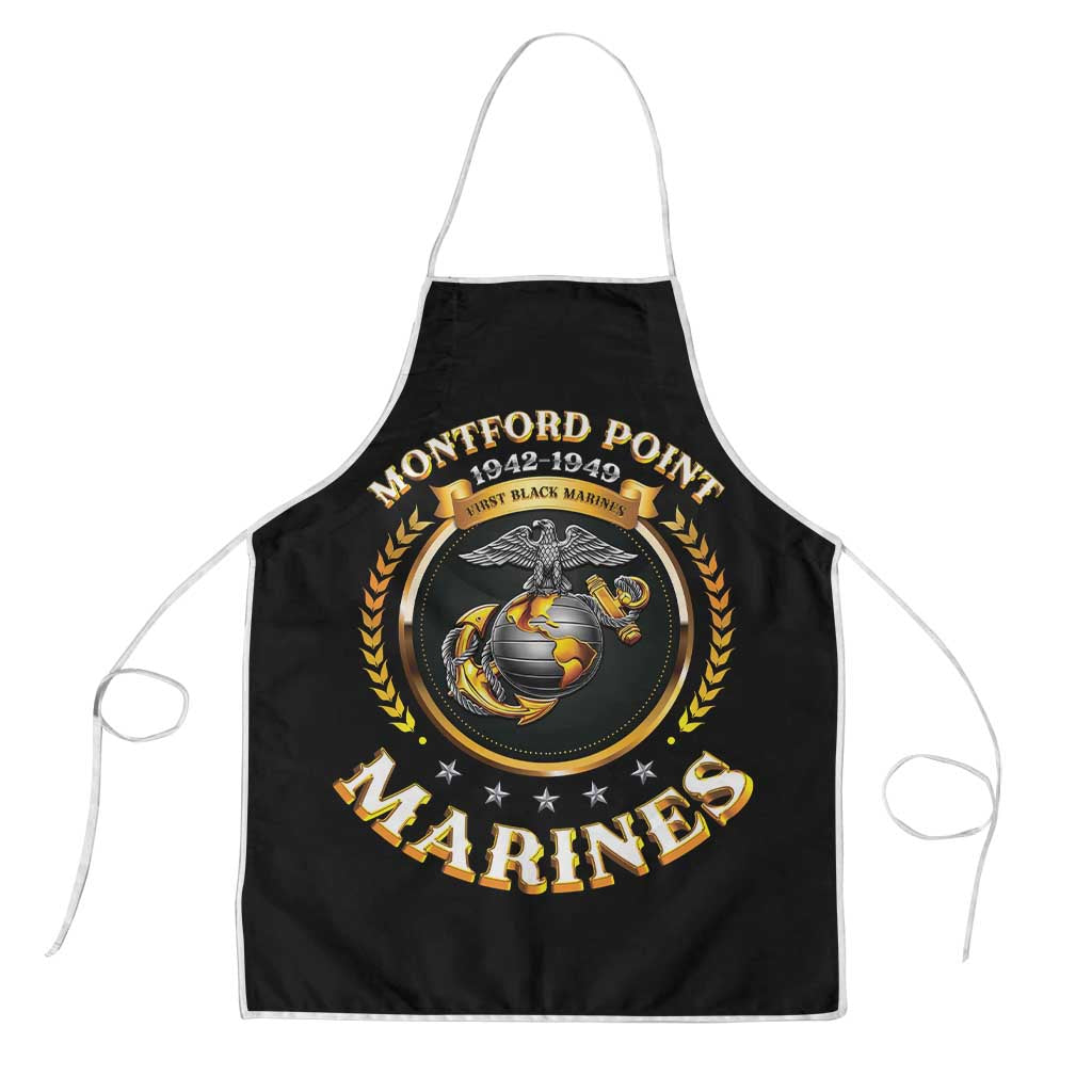 Montford Point Marines Legacy Apron Honoring The Legend