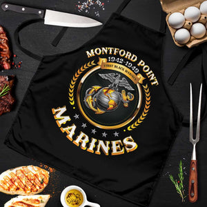 Montford Point Marines Legacy Apron Honoring The Legend