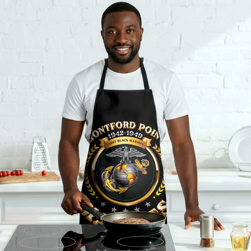 Montford Point Marines Legacy Apron Honoring The Legend
