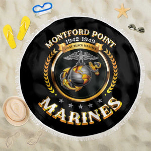 Montford Point Marines Legacy Beach Blanket Honoring The Legend