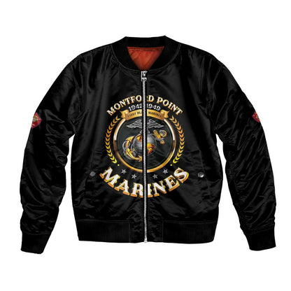 Montford Point Marines Legacy Bomber Jacket Honoring The Legend