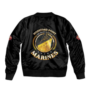 Montford Point Marines Legacy Bomber Jacket Honoring The Legend