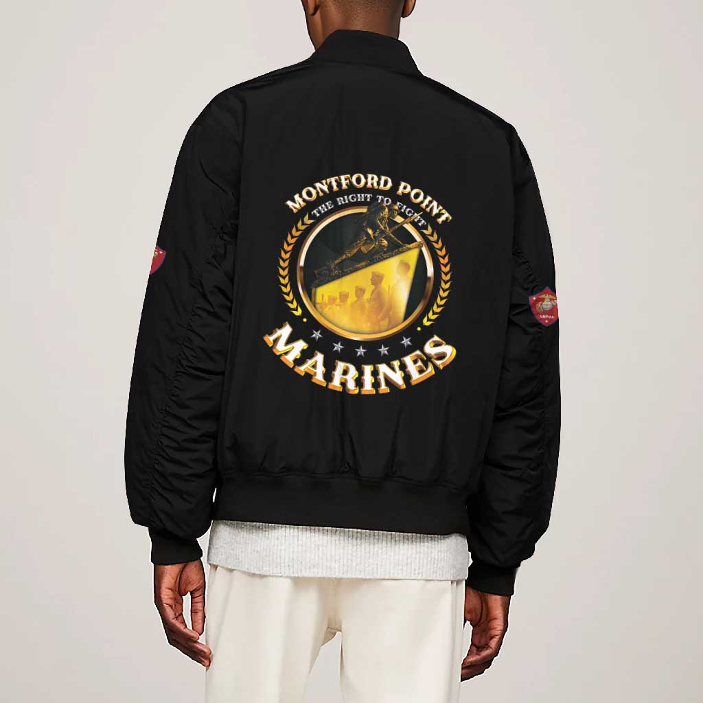 Montford Point Marines Legacy Bomber Jacket Honoring The Legend