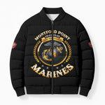 Montford Point Marines Legacy Bomber Puffer Jacket Honoring The Legend