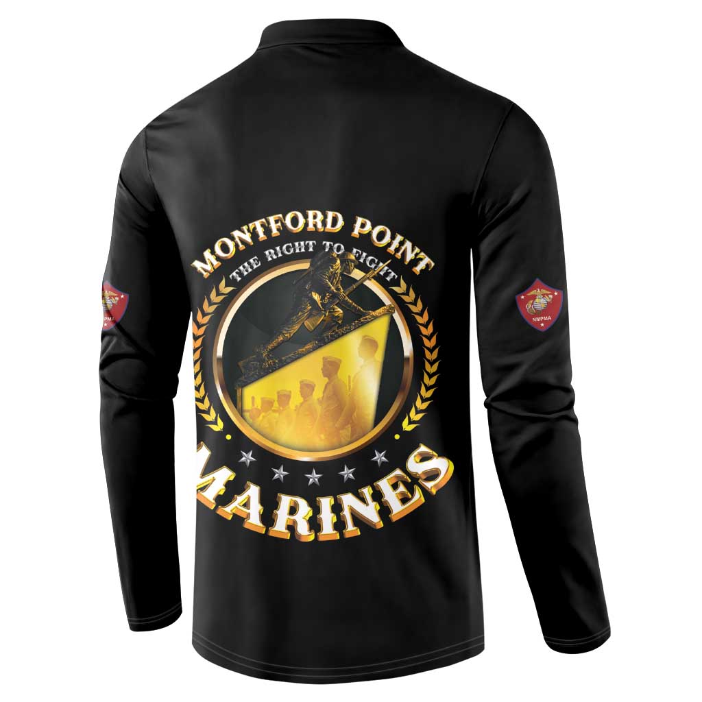 Montford Point Marines Legacy Button Sweatshirt Honoring The Legend