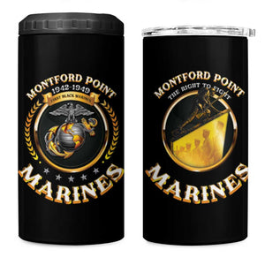 Montford Point Marines Legacy 4 in 1 Can Cooler Tumbler Honoring The Legend