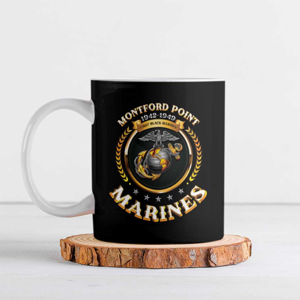 Montford Point Marines Legacy Ceramic Mug Honoring The Legend