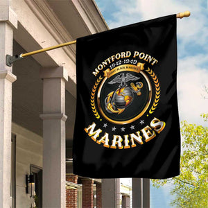 Montford Point Marines Legacy Garden Flag Honoring The Legend