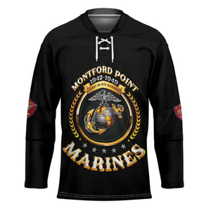 Montford Point Marines Legacy Hockey Jersey Honoring The Legend