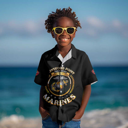 Montford Point Marines Legacy Kid Hawaiian Shirt Honoring The Legend