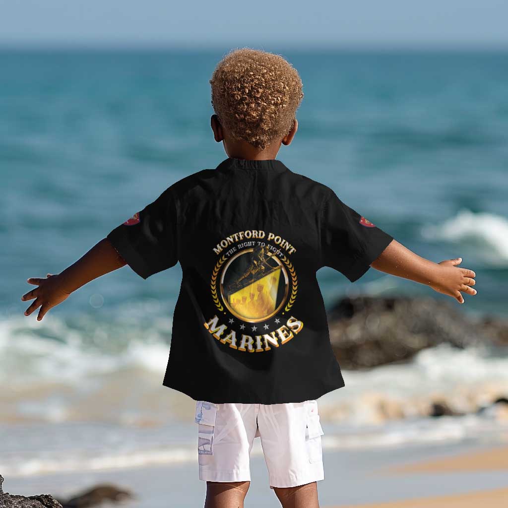 Montford Point Marines Legacy Kid Hawaiian Shirt Honoring The Legend