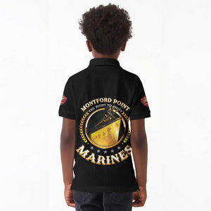 Montford Point Marines Legacy Kid Polo Shirt Honoring The Legend