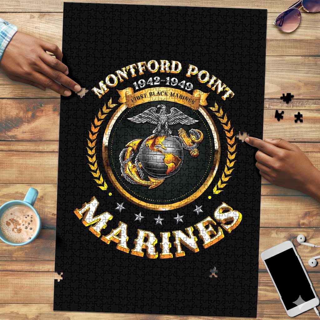 Montford Point Marines Legacy Puzzle Honoring The Legend