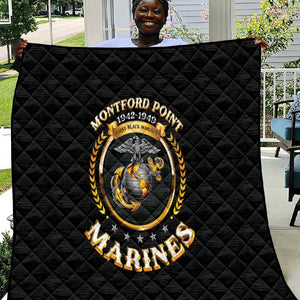 Montford Point Marines Legacy Quilt Honoring The Legend