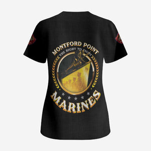 Montford Point Marines Legacy Scrub Top Honoring The Legend
