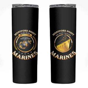 Montford Point Marines Legacy Skinny Tumbler Honoring The Legend