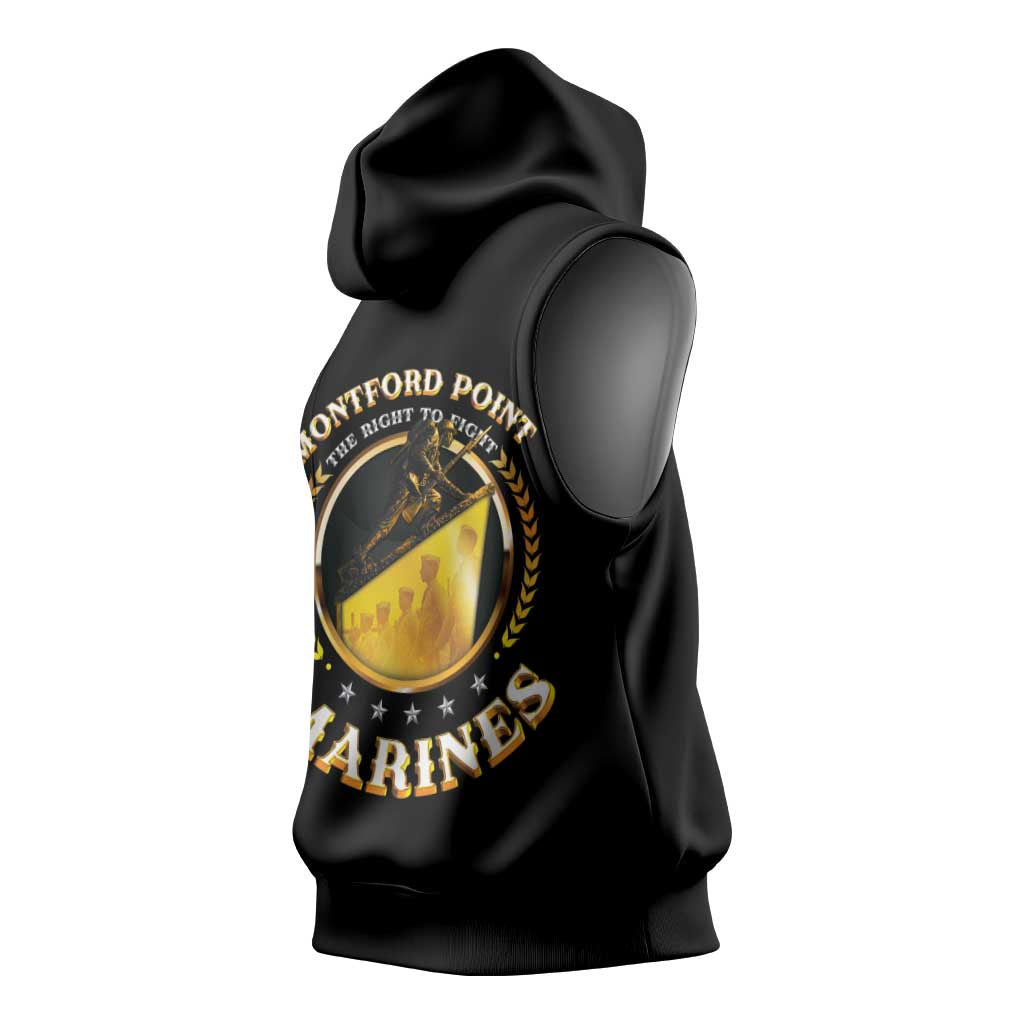 Montford Point Marines Legacy Sleeveless Hoodie Honoring The Legend