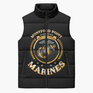 Montford Point Marines Legacy Sleeveless Puffer Jacket Honoring The Legend