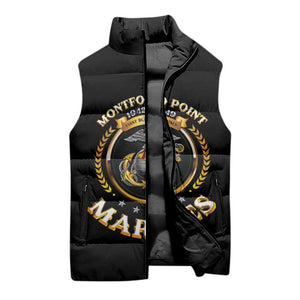 Montford Point Marines Legacy Sleeveless Puffer Jacket Honoring The Legend