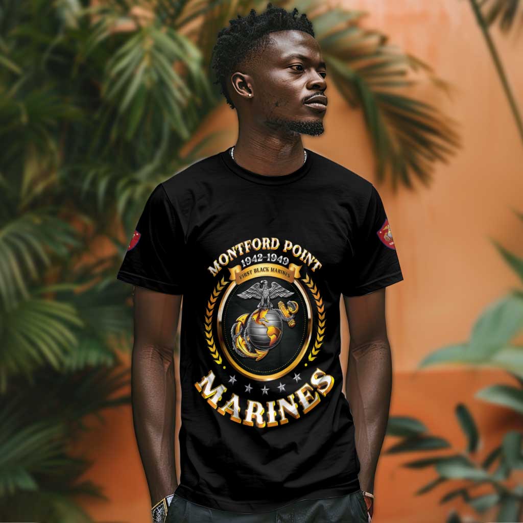 Montford Point Marines Legacy T shirt Honoring The Legend