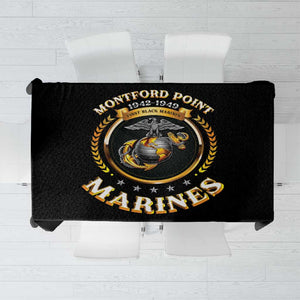 Montford Point Marines Legacy Tablecloth Honoring The Legend