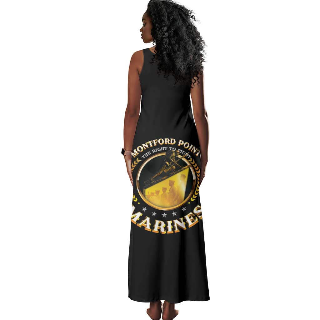 Montford Point Marines Legacy Tank Maxi Dress Honoring The Legend