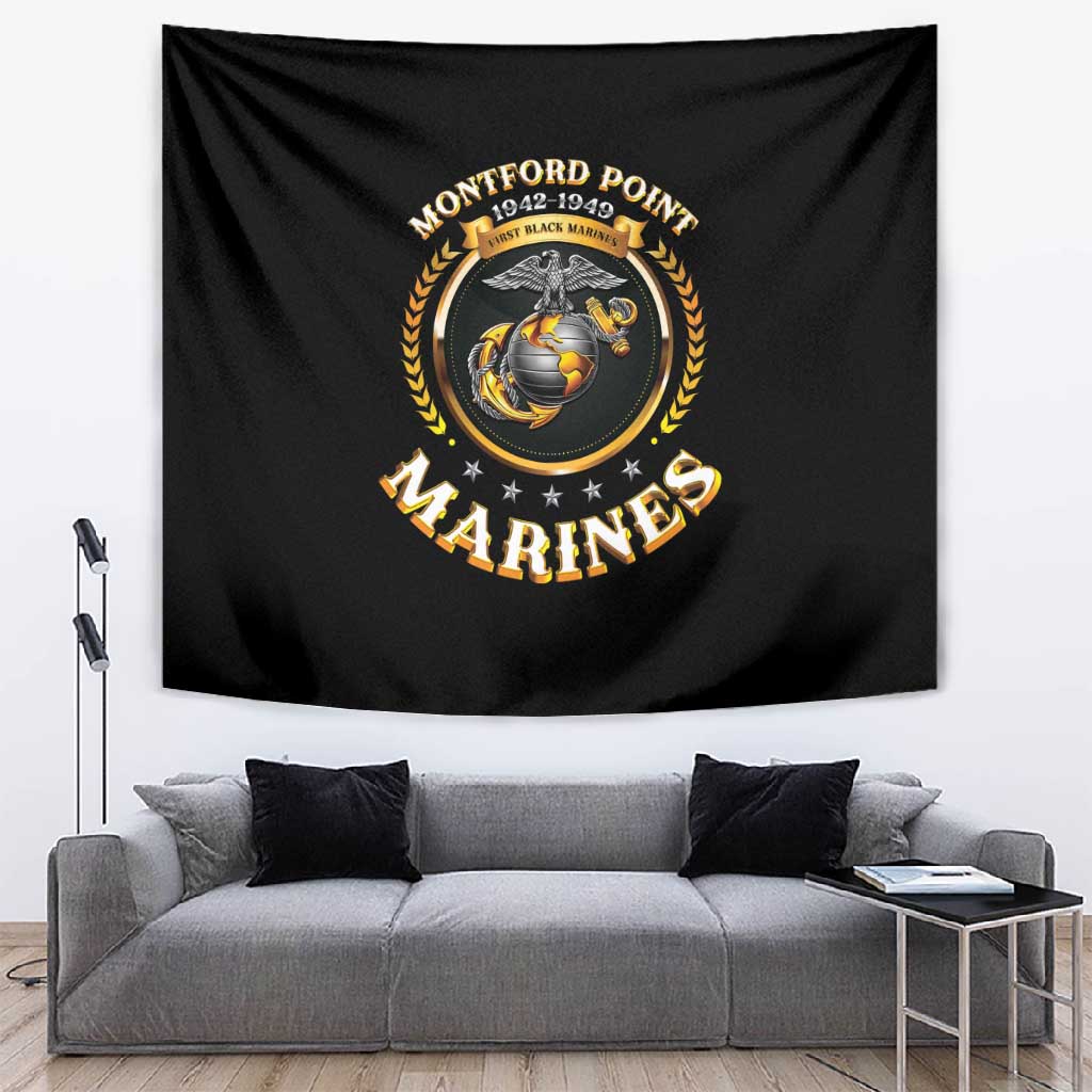 Montford Point Marines Legacy Tapestry Honoring The Legend