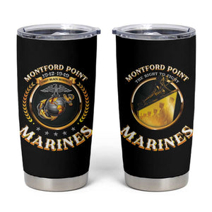 Montford Point Marines Legacy Tumbler Cup Honoring The Legend