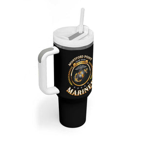 Montford Point Marines Legacy Tumbler With Handle Honoring The Legend