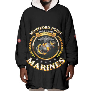Montford Point Marines Legacy Wearable Blanket Hoodie Honoring The Legend