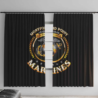 Montford Point Marines Legacy Window Curtain Honoring The Legend