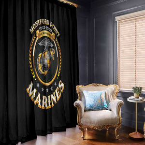 Montford Point Marines Legacy Window Curtain Honoring The Legend