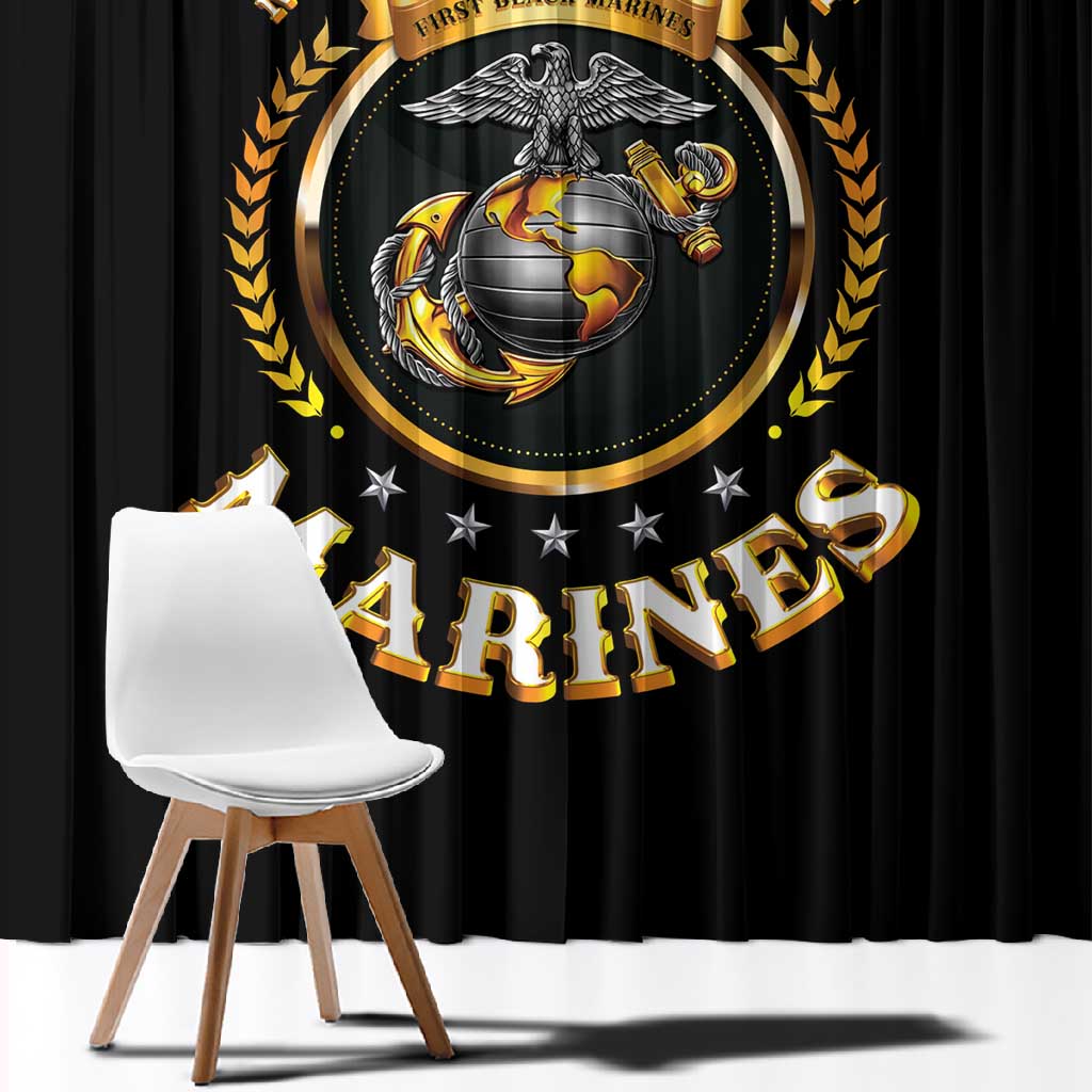 Montford Point Marines Legacy Window Curtain Honoring The Legend
