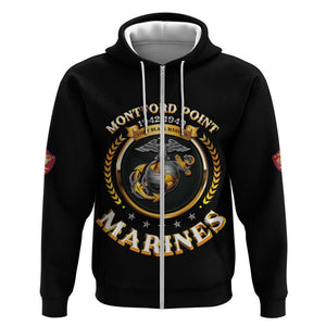 Montford Point Marines Legacy Zip Hoodie Honoring The Legend