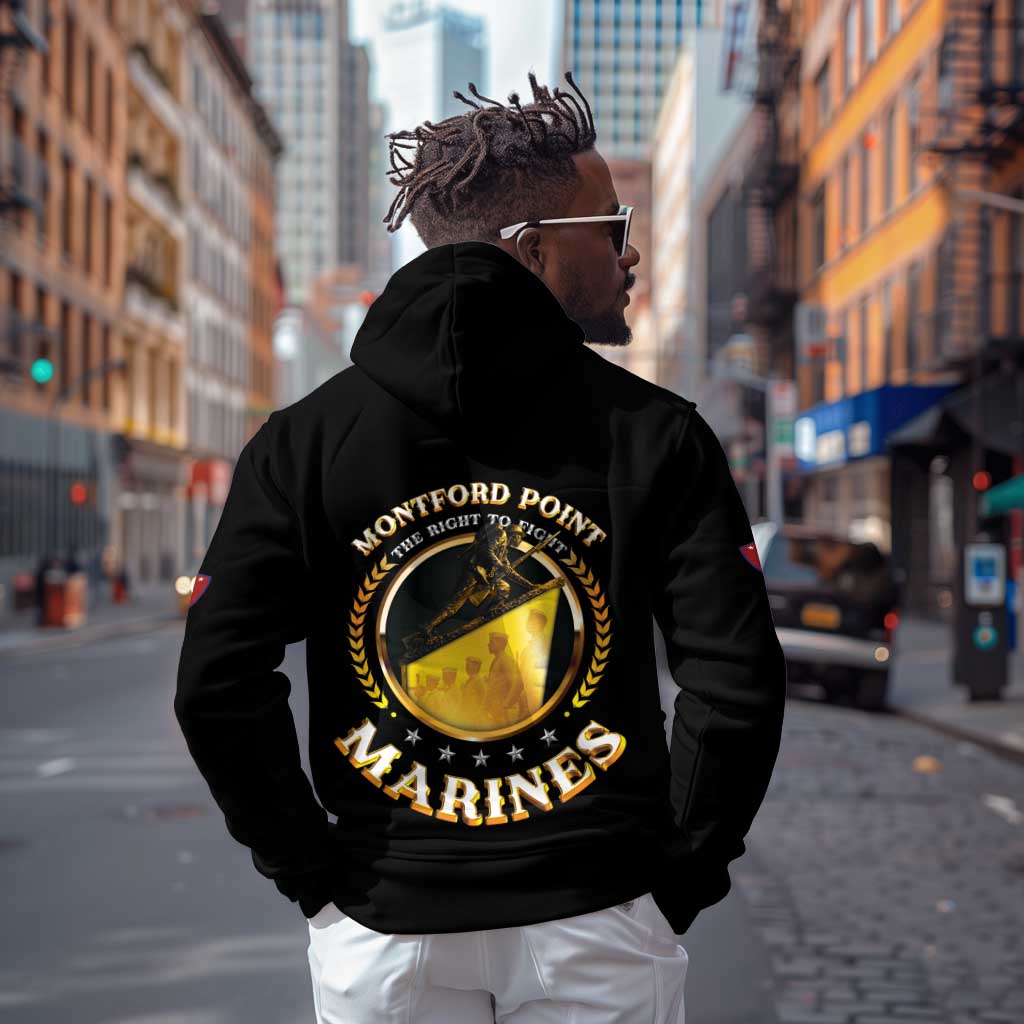 Montford Point Marines Legacy Zip Hoodie Honoring The Legend