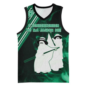 Nigeria Yoruba Festival Basketball Jersey Eko Spirit Eyo Masquerade LT05