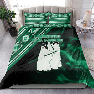 Nigeria Yoruba Festival Bedding Set Eko Spirit Eyo Masquerade