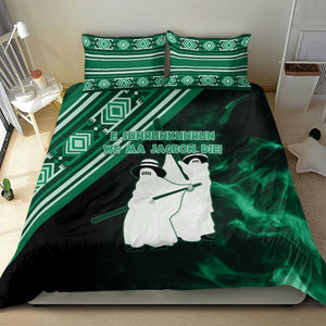 Nigeria Yoruba Festival Bedding Set Eko Spirit Eyo Masquerade