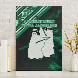 Nigeria Yoruba Festival Canvas Wall Art Eko Spirit Eyo Masquerade