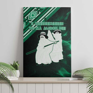 Nigeria Yoruba Festival Canvas Wall Art Eko Spirit Eyo Masquerade