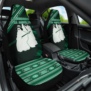 Nigeria Yoruba Festival Car Seat Cover Eko Spirit Eyo Masquerade