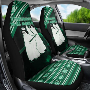 Nigeria Yoruba Festival Car Seat Cover Eko Spirit Eyo Masquerade