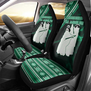 Nigeria Yoruba Festival Car Seat Cover Eko Spirit Eyo Masquerade