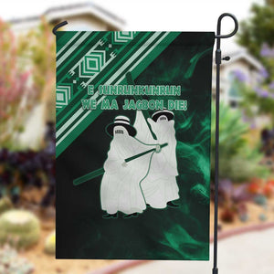 Nigeria Yoruba Festival Garden Flag Eko Spirit Eyo Masquerade