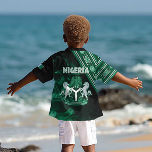 Nigeria Yoruba Festival Kid Hawaiian Shirt Eko Spirit Eyo Masquerade