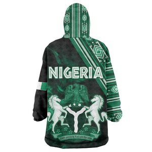 Nigeria Yoruba Festival KId Wearable Blanket Hoodie Eko Spirit Eyo Masquerade