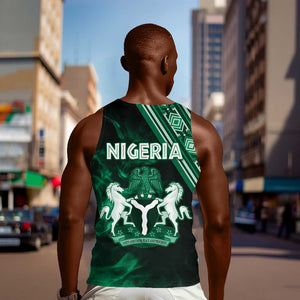 Nigeria Yoruba Festival Men Tank Top Eko Spirit Eyo Masquerade