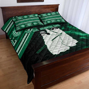 Nigeria Yoruba Festival Quilt Bed Set Eko Spirit Eyo Masquerade