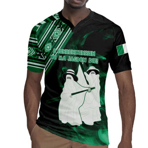 Nigeria Yoruba Festival Rugby Jersey Eko Spirit Eyo Masquerade